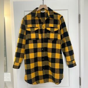 BB Dakota Plaid Coat | size small